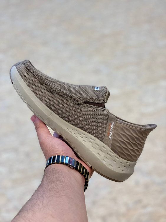Skechers Slip-Ins Ralven Taupe made in Vietnam