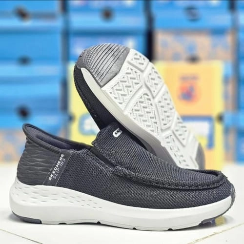 Skechers Slip-Ins Ralven Taupe made in Vietnam
