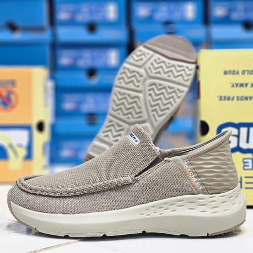 Skechers Slip-Ins Ralven Taupe made in Vietnam