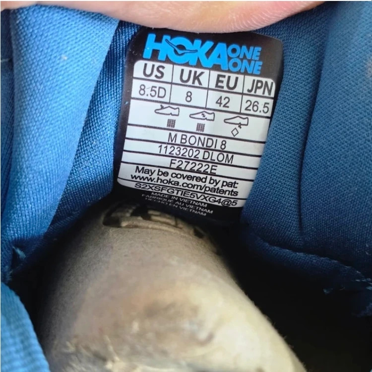 کتونی هوکا باندی 8 - Hoka Bondi 8 ساخت ویتنام - سایز 40 الی 45