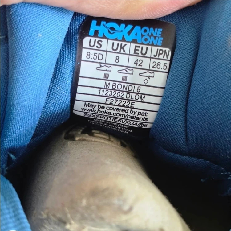 کتونی هوکا باندی 8 - Hoka Bondi 8 ساخت ویتنام - سایز 40 الی 45