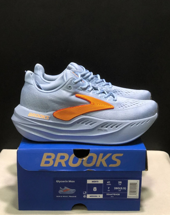 کتونی مردانه بروکس مدل گلیسرین مکس راحتی بینظیر در هر قدم سایزبندی ۴۰ تا ۴۵