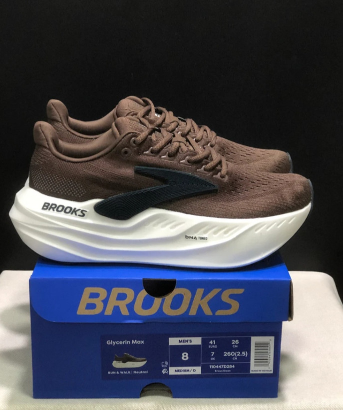 کتونی مردانه بروکس مدل گلیسرین مکس راحتی بینظیر در هر قدم سایزبندی ۴۰ تا ۴۵