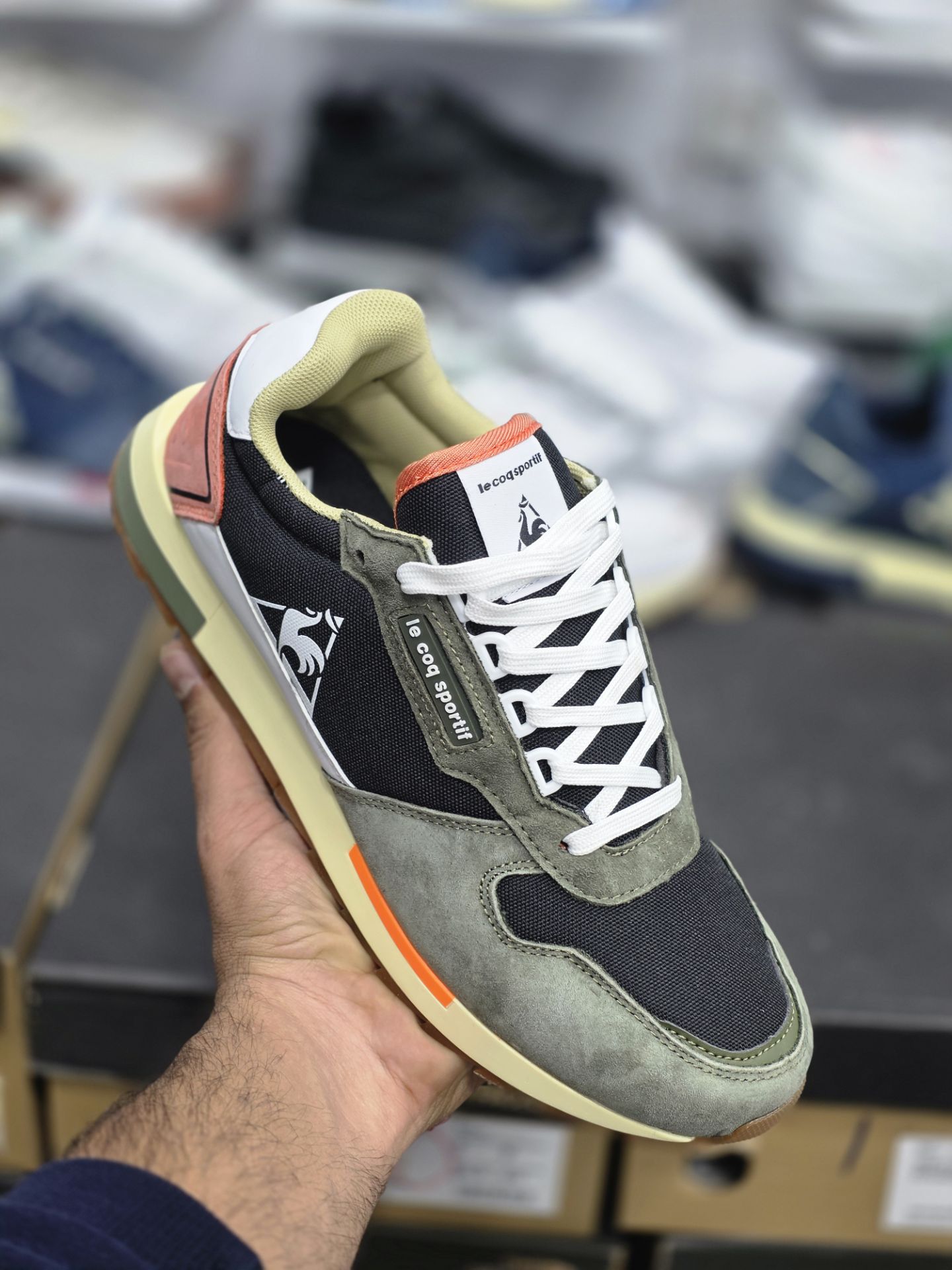 کتونی برند Le Coq Sportif با طرح خروس نشان، سایز 40 الی 45