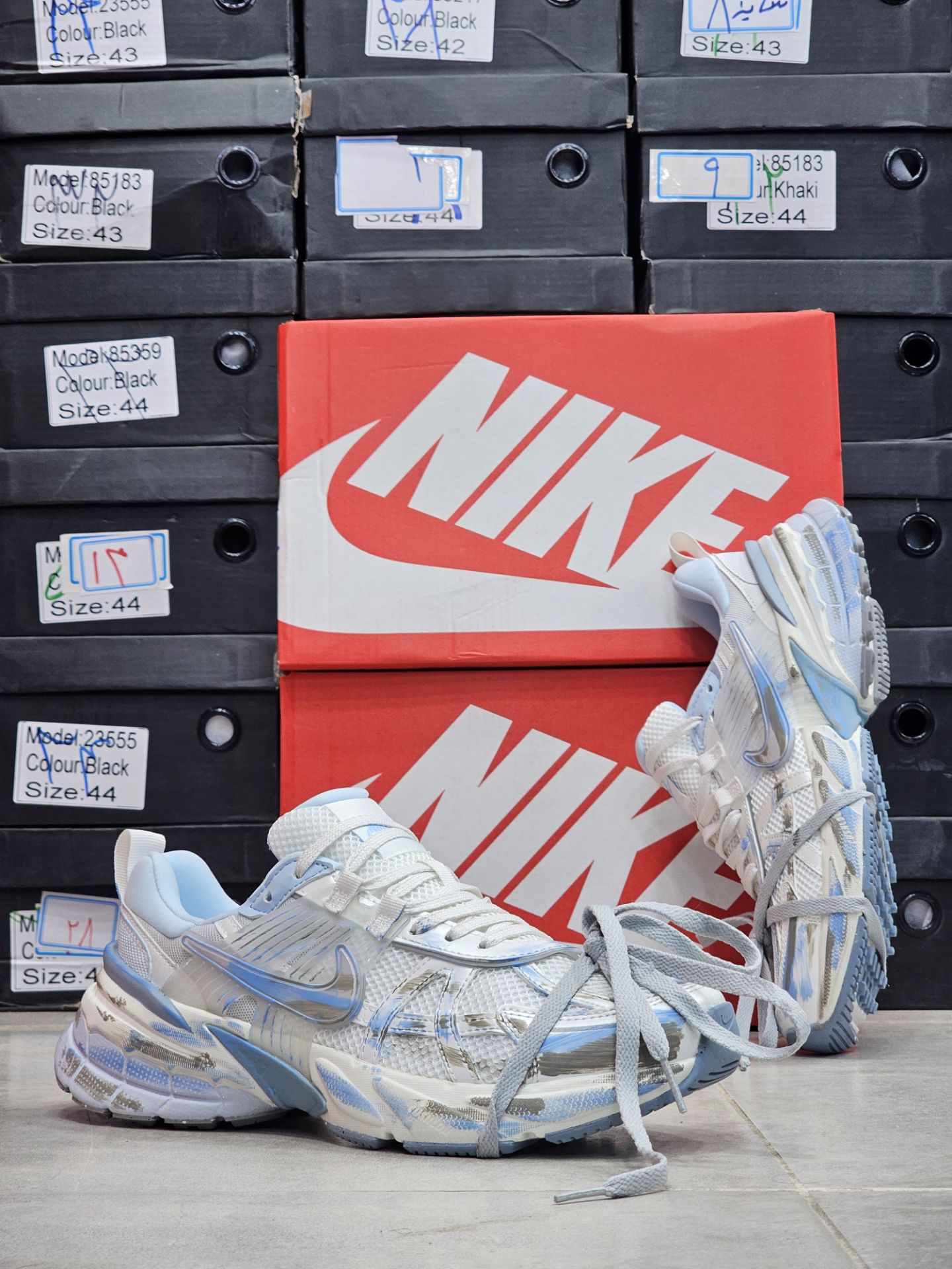 کتونی مسترکوالیتی نایک وی تو کی ساخت ویتنام سایزبندی 37 الی 45 | Nike V2K Run