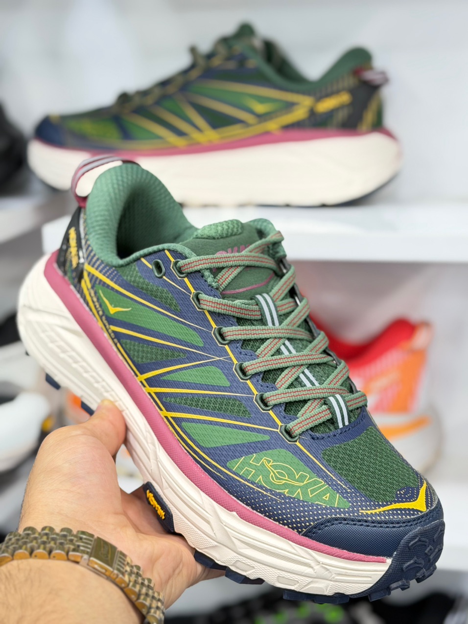 کتونی تریل رانینگ هوکا مافاته اسپید ۲ سایز 40 الی 45 ساخت ویتنام | HOKA Mafate Speed 2