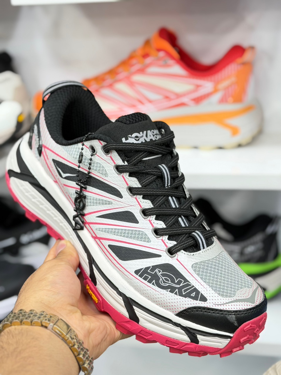 کتونی تریل رانینگ هوکا مافاته اسپید ۲ سایز 40 الی 45 ساخت ویتنام | HOKA Mafate Speed 2