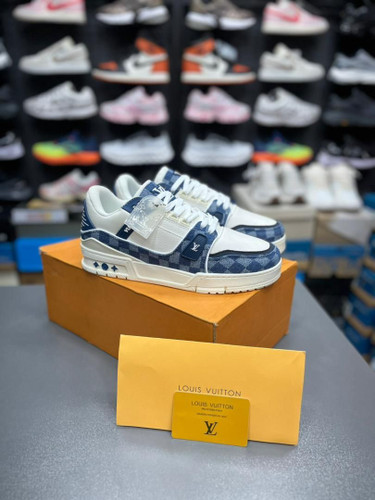 کتونی لویی ویتون الوی ترینر لو مسترکوالیتی سایز ۴۰ الی ۴۵ ساخت ویتنام | Louis Vuitton LV Trainer Low