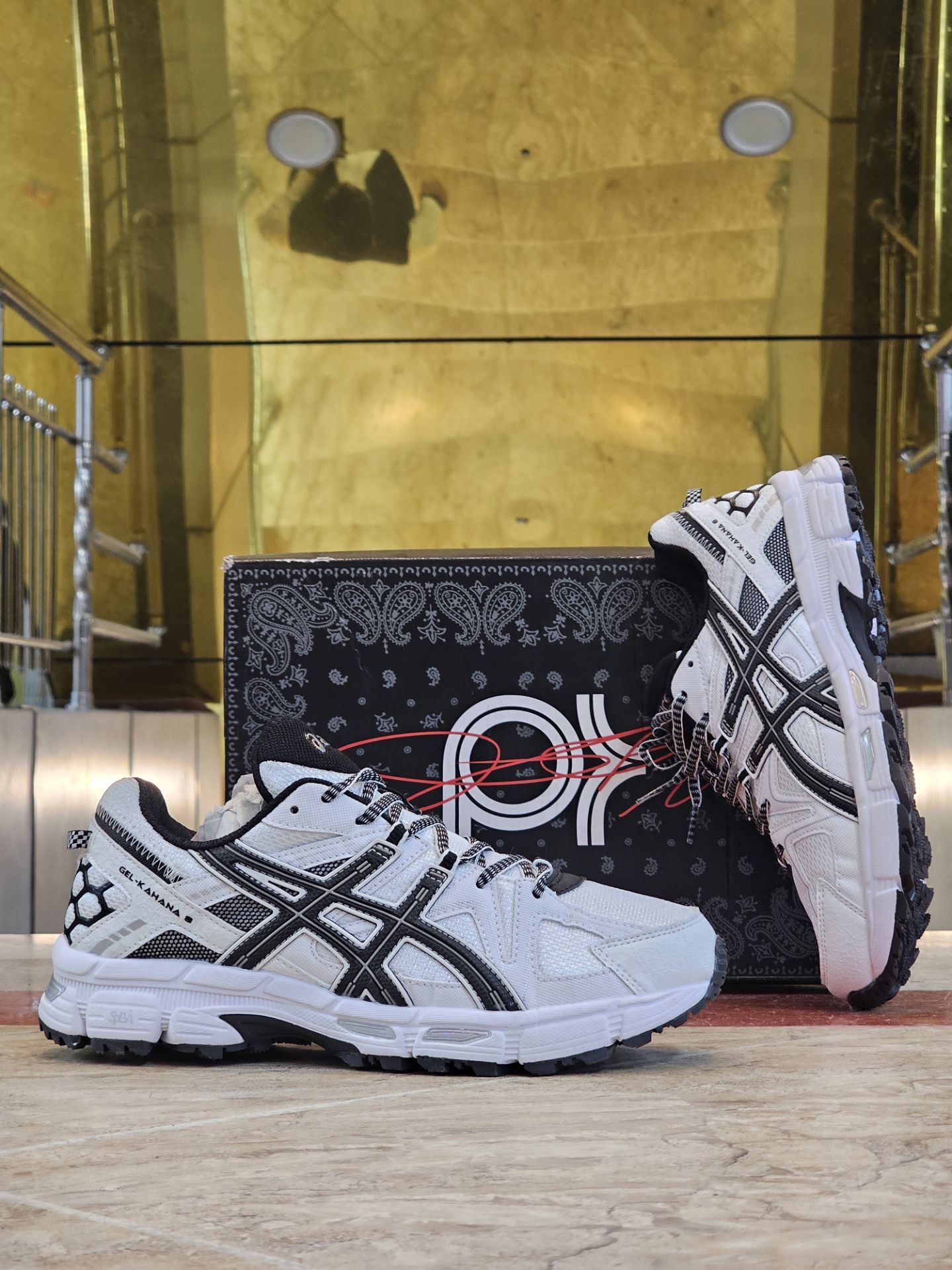 کتونی مسترکوالیتی اسیکس مدل ژل کاهانا 8 مسترکوالیتی سایزبندی 40تا45 ساخت ویتنام | ASICS Gel-Kahana 8